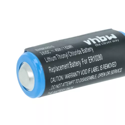 VHBW Battery ER10280 - 450 mAh 3.6 V Li-SOCl2