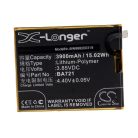 VHBW Mobile Phone Battery for Meilan BA721 - 3900 mAh 3.85 V Li-Polymer - Smartphone Battery