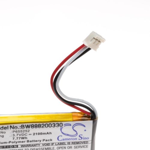 VHBW Akkumulátor  Harman Kardon P655252-t Harman Kardon hangszóróhoz - Li-polimer 2100 mAh