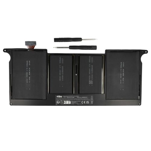 VHBW Notebook Battery Apple 661-5736, A1375, 020-6920-B - 4800 mAh 7.3 V Li-polymer, black