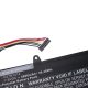 Notebook akkumulátor  Asus C21N1414, 0B200-0124000 - 4800 mAh 7,6 V Li-polimer, fekete
