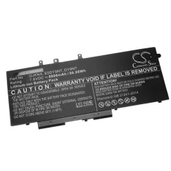   VHBW Notebook Battery Dell 451-BBZG, 0DY9NT, 3DDDG, 03VC9Y, 00JWGP - 8800 mAh 7.6 V Li-Ion, black