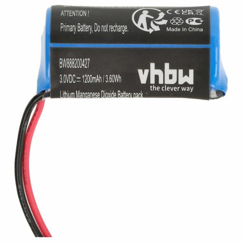 VHBW Ipari vezérlő Akkumulátor Allen Bradley 1756-BA2 - 1200 mAh 3 V Li-MnO2