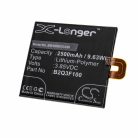 VHBW Mobile Phone Battery HTC 35H00274-0M1, B2Q3F100 - 2500 mAh 3.85 V Li-Polymer - Smartphone Battery