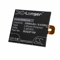   VHBW Mobile Phone Battery HTC 35H00274-0M1, B2Q3F100 - 2500 mAh 3.85 V Li-Polymer - Smartphone Battery