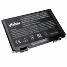 VHBW Notebook akkumulátor  Asus 07G016AP1875, 07G016761875 - 5200 mAh 11,1 V Li-polimer, fekete
