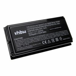   Notebook akkumulátor  Asus 70-NLF1B2000, 70-NLF1B2000Y - 5200 mAh 11,1 V Li-polimer, fekete