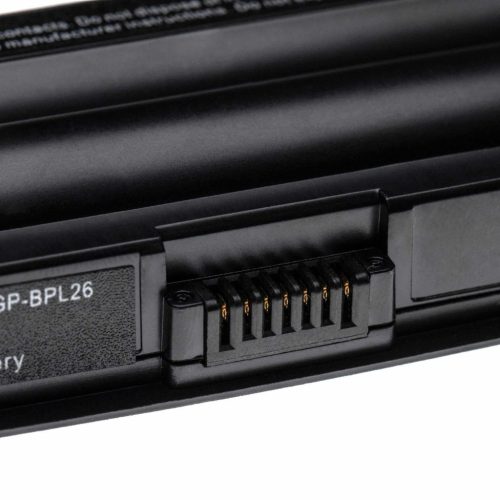 Notebook Battery replaces Sony VGP-BPS26, VGP-BPS26A, VGP-BPL26 - 5200 mAh 11.1 V Li-polymer, black