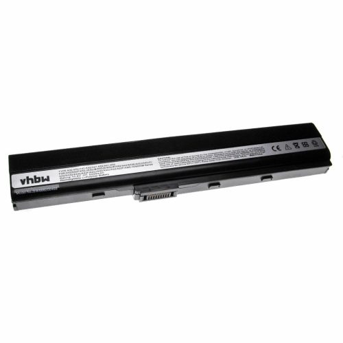 Notebook akkumulátor  Asus 90-NYX1B1000Y, 70-NXM1B2200Z - 5200 mAh 10,8 V Li-polimer, fekete