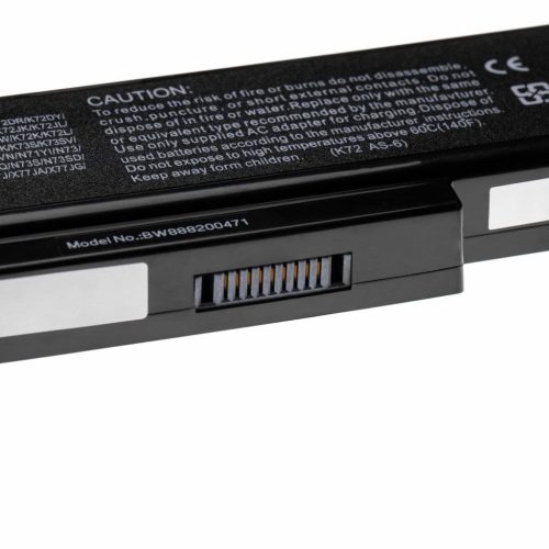 Notebook akkumulátor  Asus 70-NX01B1000Z, 70-NXH1B1000Z - 5200 mAh 10,8 V Li-polimer, fekete
