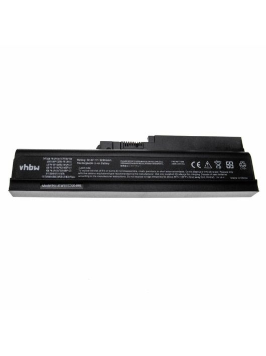 IBM / Lenovo 40Y6797, 40Y6798, 40Y6795 notebook akkumulátor  - 5200 mAh 10,8 V Li-Ion, fekete