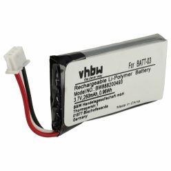   VHBW Kabellose Kopfhörer Akku Sennheiser 504374, BATT-03 - 200 mAh 3,7 V Li-Polymer