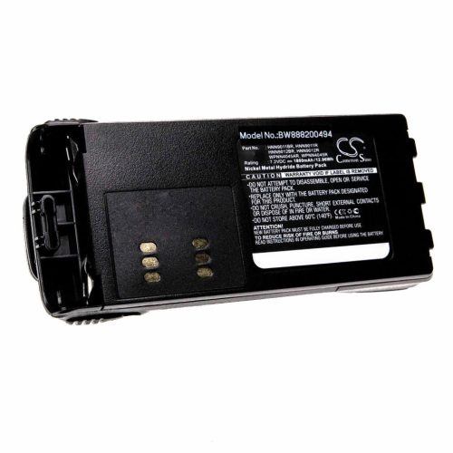 VHBW Radio Akku für Motorola GP320, GP340, GP360, GP380 - 1800 mAh 7,2 V NiMH + Gürtelclip