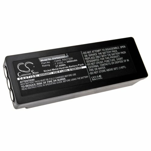 VHBW Palfinger Scanreco 1026, 16131, 13445 Industrial Remote Control Battery - 3000 mAh 7.2 V NiMH