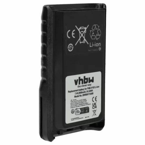 VHBW Radio Akku FNB-V132Li, FNB-V131Li - 2600 mAh 7,4 V Li-Ion