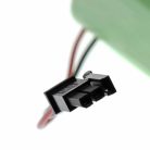 VHBW Alarmanlagen Akku GP230AAH4YMX, GP130AAM4YMX, 99-301712, 103-303707 - 2000 mAh 4,8 V NiMH