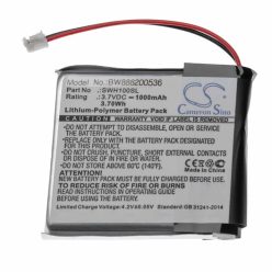   Vezeték nélküli fejhallgató akku Sony SM-03, LIS1662HNPC, 1588-0911 telefonokhoz - 1000 mAh 3,7 V Li-polimer