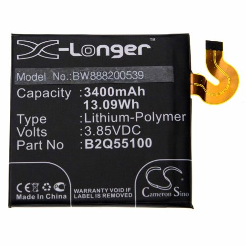 VHBW Mobile Phone Battery HTC B2Q55100, 35H00278-00M - 3400 mAh 3.85 V Li-Polymer - Smartphone Battery
