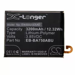   VHBW Mobile Phone Battery Samsung EB-BA750ABU, GH82-18027A - 3200 mAh 3.85 V Li-polymer
