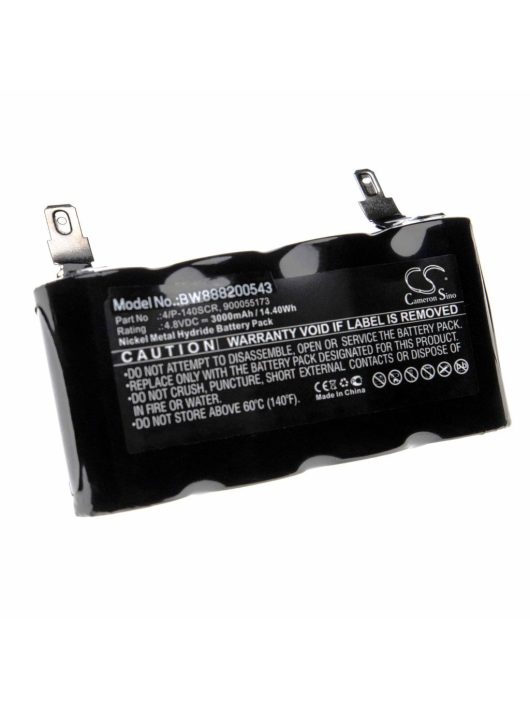 Akkumulátor Electrolux 4/P-140SCR, 900055173 - 3000 mAh, 4,8 V, NiMH esetén