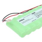 VHBW Alarmanlagen Akku Visonic 100729, 103-300672, GP130AAH6BMX, 0-9912-G - 2000 mAh 9,6 V NiMH