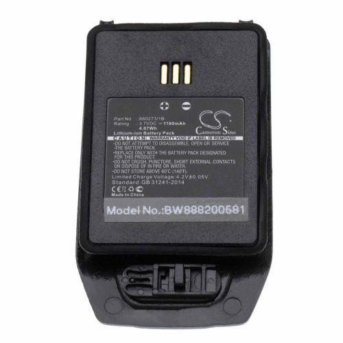 VHBW Mobile Phone Battery for Ascom 1220187, 660273/1B - 1100 mAh 3.7 V Li-Ion - Smartphone Battery