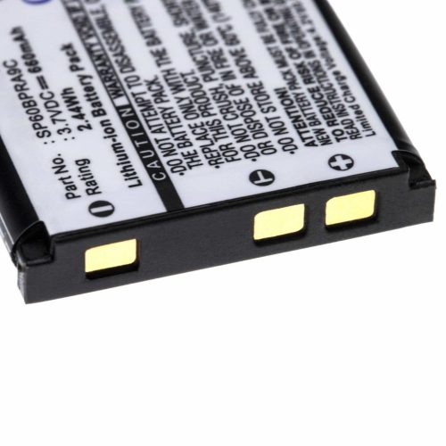 VHBW Akkumulátor BenQ DLI216-hoz - 660 mAh, 3,7 V, Li-Ion