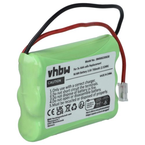 VHBW Univerzális Akkumulátor HR03 - 700 mAh 3,6 V NiMH