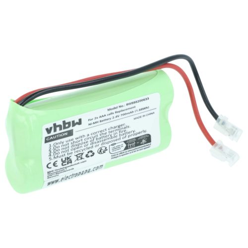 VHBW Univerzális Akkumulátor HR03 - 700 mAh 2,4 V NiMH