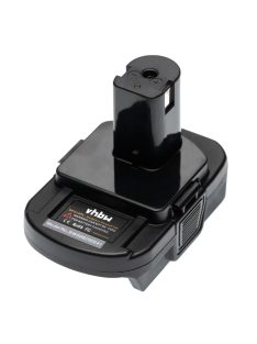   Akkumulátor adapter Stanley-hez, Black & Deckerhez, porterkábel barkácseszköz (20 V-tól 18 V-ig) stb., + USB-port