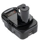 VHBW Battery Adapter for DeWalt & Milwaukee Power Tools (20V to 18V Lithium-Ion), + USB Port