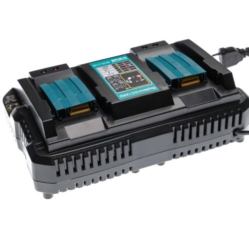 VHBW Dual Charger replaces Makita DC18RD, 196933-6 type for MakitaPower Tool batteries etc. Li-Ion 14.4 V / 18 V