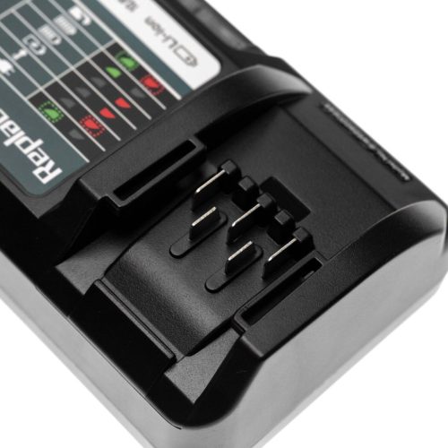 VHBW Töltő Makita DC10WD, DC10SB akkumulátorokat MakitaPower Tool akkumulátorokhoz stb. Li-Ion 10,8 V / 12 V