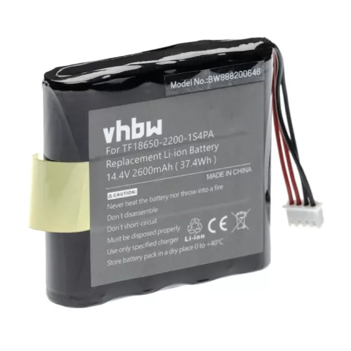 VHBW Akkumulátor  Marshall TF18650-2200-1S4P-t Marshall hangszóróhoz - Li-Ion 2600 mAh