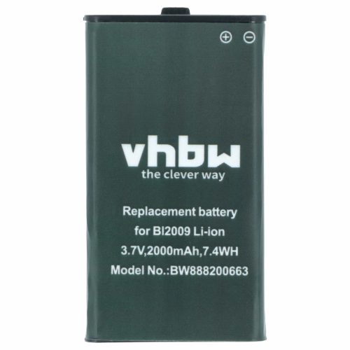 VHBW Radio Akku Hytera BL2009 - 2000 mAh 3,7 V Li-Ion