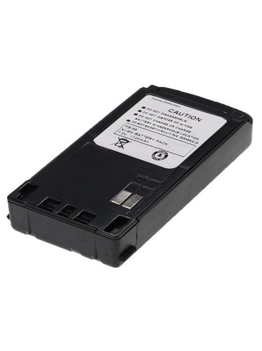 Rádió akku Kenwood PB-39H, PB-39, PB-38 - 1100 mAh 7,2 V NiMH + övcsipesz