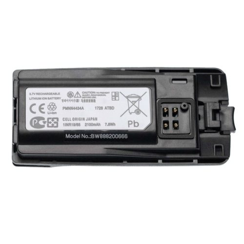 VHBW Motorola PMNN4434AR, PMNN4434A, PMNN4434 Radioakku - 2100 mAh 3,7 V Li-Ion