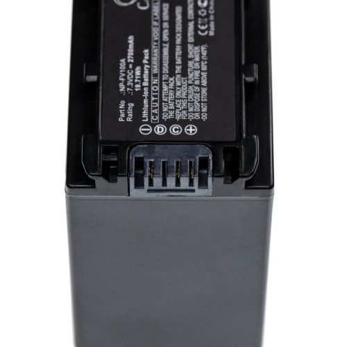 Videokamera akkumulátor Sony NP-FV100A - 2700 mAh 7,3 V Li-Ion