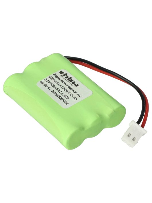 Babafigyelő elem Motorola HRMR03, GP80AAAHC3BMX-hez - 700 mAh 3,6 V NiMH