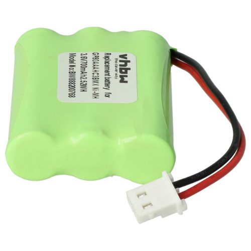 VHBW Babyphone Akku für Motorola HRMR03, GP80AAAHC3BMX - 700 mAh 3,6 V NiMH