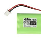 VHBW Babyphone Akku für Motorola HRMR03, GP80AAAHC3BMX - 700 mAh 3,6 V NiMH