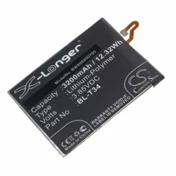   VHBW Mobiltelefon Akku LG BL-T34, EAC63538921 - 3200 mAh 3,85 V Li-Polymer
