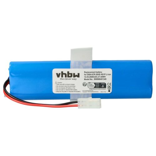 VHBW Akku Hoover 440011973 - 2600 mAh, 14,4 V, Li-Ion