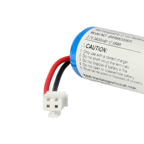 VHBW Battery for Leifheit BFN18650 1S1P - 3400 mAh, 3.7 V, Li-Ion