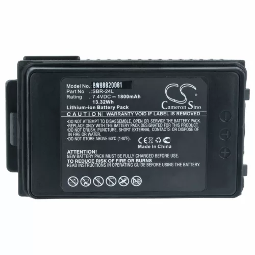 VHBW Radio Akku Yaesu SBR-24L Ersatz - 1800 mAh 7,4 V Li-Ion