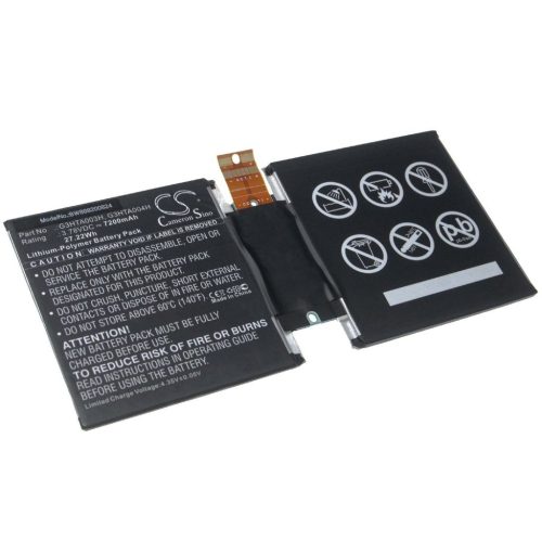 Táblagép akkumulátor Microsoft G3HTA003H, G3HTA004H, G3HTA007H - 7200 mAh 3,78 V Li-polimer