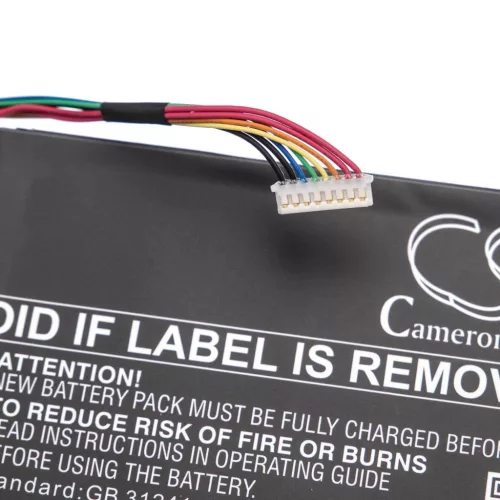 VHBW Notebook battery Acer AP16M5J, KT.00205.004, KT.00205.005 - 4750 mAh 7.7 V Li-polymer, black