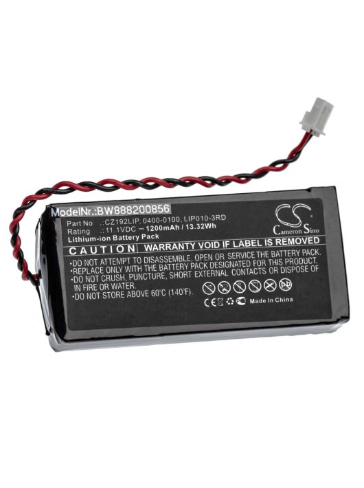 Verathon KMBNK513475, CZ192LIP, 0400-0100 - 1200 mAh 11,1 V Li-Ion