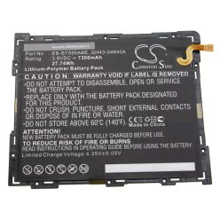  VHBW Tablet Battery Samsung GH43-04840A, EB-BT595ABE - 7300 mAh 3.8 V Li-polymer