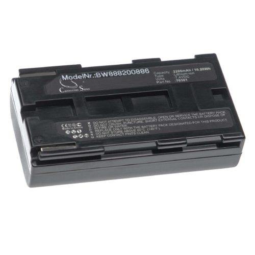 VHBW Akkumulátor Phase One 70301-hez - 2200 mAh, 7,4 V, Li-Ion